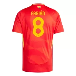 Spanje Fabian Ruiz 8 Shirt Heren Thuis EK 2024 Spanje Fabian Ruiz 8 Shirt Heren Thuis EK 2024