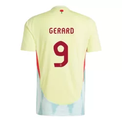 Spanje Gerard Moreno 9 Shirt Heren Uit EK 2024 Spanje Gerard Moreno 9 Shirt Heren Uit EK 2024