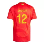 Spanje Joselu 12 Shirt Heren Thuis EK 2024