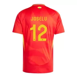 Spanje Joselu 12 Shirt Heren Thuis EK 2024 Spanje Joselu 12 Shirt Heren Thuis EK 2024