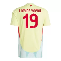 Spanje Lamine Yamal 19 Shirt Heren Uit EK 2024 Spanje Lamine Yamal 19 Shirt Heren Uit EK 2024