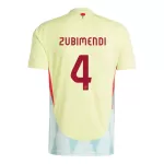 Spanje Martin Zubimendi 4 Shirt Heren Uit EK 2024