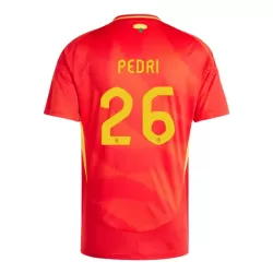 Spanje Pedri 26 Shirt Heren Thuis EK 2024 Spanje Pedri 26 Shirt Heren Thuis EK 2024