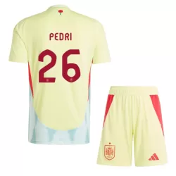 Spanje Pedri 26 Tenue Kind Uit EK 2024 Spanje Pedri 26 Tenue Kind Uit EK 2024