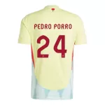 Spanje Pedro Porro 24 Shirt Heren Uit EK 2024