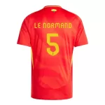 Spanje Robin Le Normand 5 Shirt Heren Thuis EK 2024