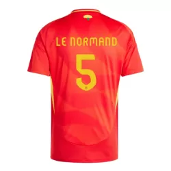 Spanje Robin Le Normand 5 Shirt Heren Thuis EK 2024 Spanje Robin Le Normand 5 Shirt Heren Thuis EK 2024