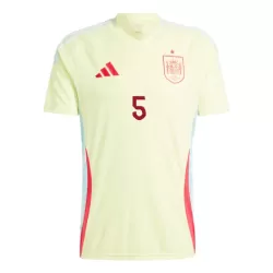 Spanje Robin Le Normand 5 Shirt Heren Uit EK 2024