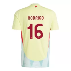 Spanje Rodrigo 16 Shirt Heren Uit EK 2024 Spanje Rodrigo 16 Shirt Heren Uit EK 2024