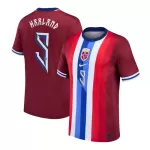 Noorwegen Haaland 9 Shirt Heren Thuis 2024