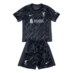 Liverpool Keeper Tenue Kind 2024/25 Zwarte Liverpool Keeper Tenue Kind 2024/25 Zwarte