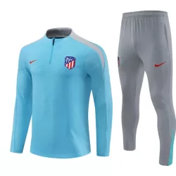 Atlético Madrid Trainingssweaterset Heren 2024/25 Kwartrits Blauwe Atlético Madrid Trainingssweaterset Heren 2024/25 Kwartrits Blauwe