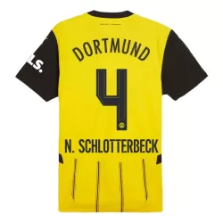 Borussia Dortmund N. Schlotterbeck 4 Shirt Heren Thuis 2024/25 Borussia Dortmund N. Schlotterbeck 4 Shirt Heren Thuis 2024/25