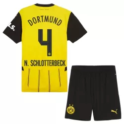 Borussia Dortmund N. Schlotterbeck 4 Tenue Kind Thuis 2024/25 Borussia Dortmund N. Schlotterbeck 4 Tenue Kind Thuis 2024/25