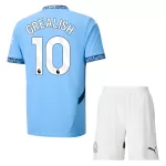 Manchester City Grealish 10 Tenue Kind Thuis 2024/25
