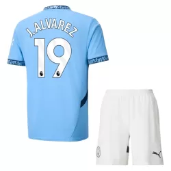 Manchester City J. Alvarez 19 Tenue Kind Thuis 2024/25