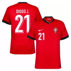 Portugal Diogo J. 21 Shirt Heren Thuis EK 2024 Portugal Diogo J. 21 Shirt Heren Thuis EK 2024