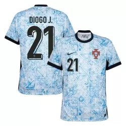 Portugal Diogo J. 21 Shirt Heren Uit EK 2024 Portugal Diogo J. 21 Shirt Heren Uit EK 2024