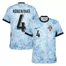 Portugal Rúben Dias 4 Shirt Heren Uit EK 2024 Portugal Rúben Dias 4 Shirt Heren Uit EK 2024
