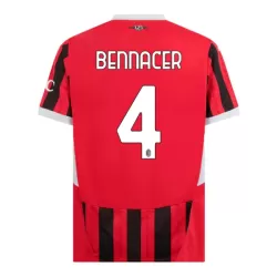 AC Milan Bennacer 4 Shirt Heren Thuis 2024/25 AC Milan Bennacer 4 Shirt Heren Thuis 2024/25