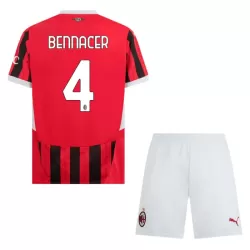 AC Milan Bennacer 4 Tenue Kind Thuis 2024/25 AC Milan Bennacer 4 Tenue Kind Thuis 2024/25