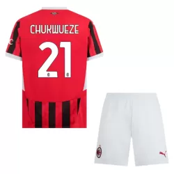 AC Milan Chukwueze 21 Tenue Kind Thuis 2024/25 AC Milan Chukwueze 21 Tenue Kind Thuis 2024/25