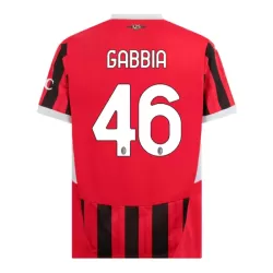 AC Milan Gabbia 46 Shirt Heren Thuis 2024/25 AC Milan Gabbia 46 Shirt Heren Thuis 2024/25