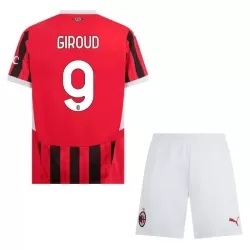 AC Milan Giroud 9 Tenue Kind Thuis 2024/25 AC Milan Giroud 9 Tenue Kind Thuis 2024/25