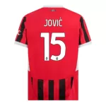 AC Milan Jovic 15 Shirt Heren Thuis 2024/25