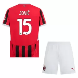 AC Milan Jovic 15 Tenue Kind Thuis 2024/25 AC Milan Jovic 15 Tenue Kind Thuis 2024/25