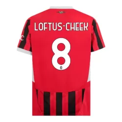 AC Milan Loftus-Cheek 8 Shirt Heren Thuis 2024/25 AC Milan Loftus-Cheek 8 Shirt Heren Thuis 2024/25
