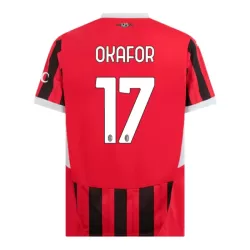 AC Milan Okafor 17 Shirt Heren Thuis 2024/25 AC Milan Okafor 17 Shirt Heren Thuis 2024/25