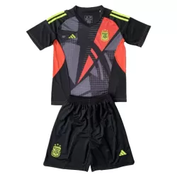 Argentinië Keeper Tenue Kind Thuis 2024 Zwarte Argentinië Keeper Tenue Kind Thuis 2024 Zwarte