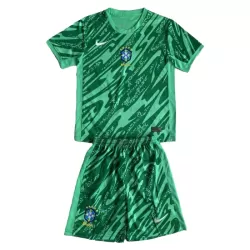 Brazilië Keeper Tenue Kind 2024 Groene Brazilië Keeper Tenue Kind 2024 Groene