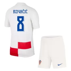 Kroatië Kovacic 8 Tenue Kind Thuis EK 2024 Kroatië Kovacic 8 Tenue Kind Thuis EK 2024