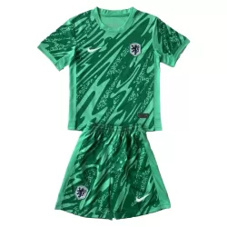 Nederland Keeper Tenue Kind EK 2024 Groene Nederland Keeper Tenue Kind EK 2024 Groene