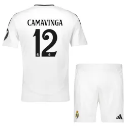 Real Madrid Camavinga 12 Tenue Kind Thuis 2024/25 Real Madrid Camavinga 12 Tenue Kind Thuis 2024/25