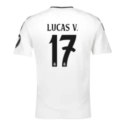 Real Madrid Lucas V. 17 Shirt Heren Thuis 2024/25 Real Madrid Lucas V. 17 Shirt Heren Thuis 2024/25