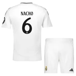Real Madrid Nacho 6 Tenue Kind Thuis 2024/25 Real Madrid Nacho 6 Tenue Kind Thuis 2024/25