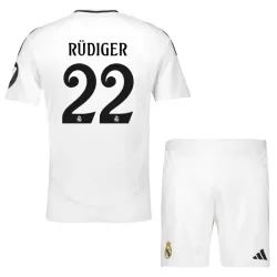 Real Madrid Rudiger 22 Tenue Kind Thuis 2024/25 Real Madrid Rudiger 22 Tenue Kind Thuis 2024/25