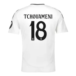 Real Madrid Tchouaméni 18 Shirt Heren Thuis 2024/25 Real Madrid Tchouaméni 18 Shirt Heren Thuis 2024/25