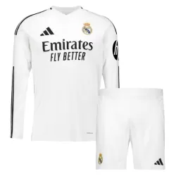 Real Madrid Tenue Kind Thuis 2024/25 Lange Mouw Real Madrid Tenue Kind Thuis 2024/25 Lange Mouw