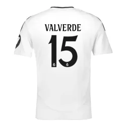 Real Madrid Valverde 15 Shirt Heren Thuis 2024/25 Real Madrid Valverde 15 Shirt Heren Thuis 2024/25