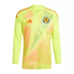 Schotland Keeper Shirt Heren EK 2024 Lange Mouw Gele