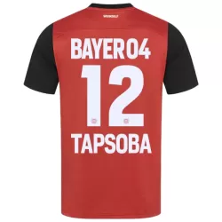 Bayer Leverkusen Edmond Tapsoba 12 Shirt Heren Thuis 2024/25 Bayer Leverkusen Edmond Tapsoba 12 Shirt Heren Thuis 2024/25