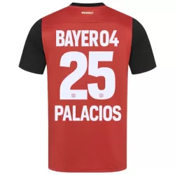 Bayer Leverkusen Exequiel Palacios 25 Shirt Heren Thuis 2024/25 Bayer Leverkusen Exequiel Palacios 25 Shirt Heren Thuis 2024/25