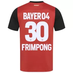 Bayer Leverkusen Jeremie Frimpong 30 Shirt Heren Thuis 2024/25 Bayer Leverkusen Jeremie Frimpong 30 Shirt Heren Thuis 2024/25
