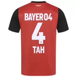 Bayer Leverkusen Jonathan Tah 4 Shirt Heren Thuis 2024/25 Bayer Leverkusen Jonathan Tah 4 Shirt Heren Thuis 2024/25