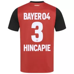 Bayer Leverkusen Piero Hincapie 3 Shirt Heren Thuis 2024/25 Bayer Leverkusen Piero Hincapie 3 Shirt Heren Thuis 2024/25