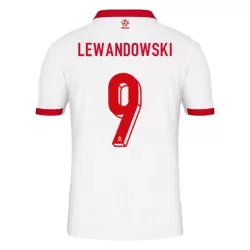 Polen Lewandowski 9 Shirt Heren Thuis EK 2024 Polen Lewandowski 9 Shirt Heren Thuis EK 2024